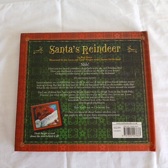 Santa's Reindeer Hardcover Christmas Book by Rod Green 2007 - Picture 5 of 16